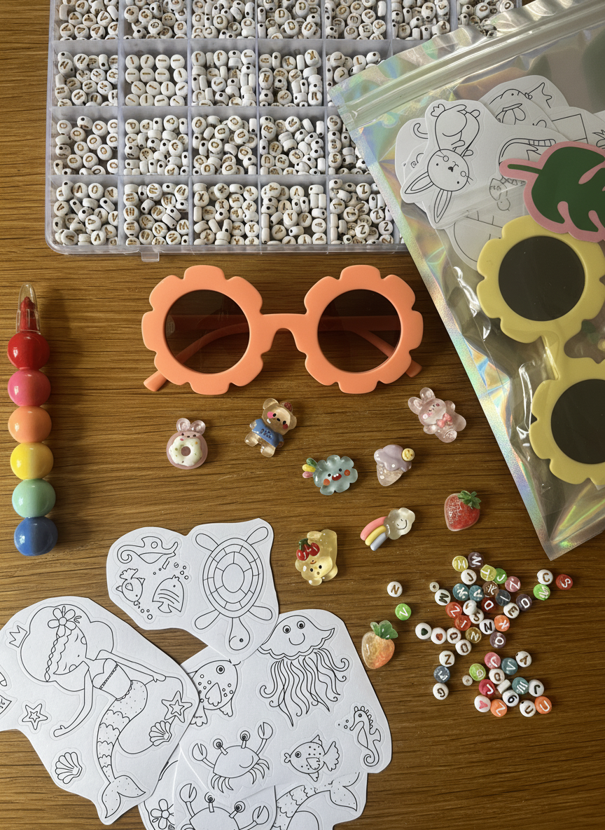 DIY Summer Sunglasses Art Kit for Kids