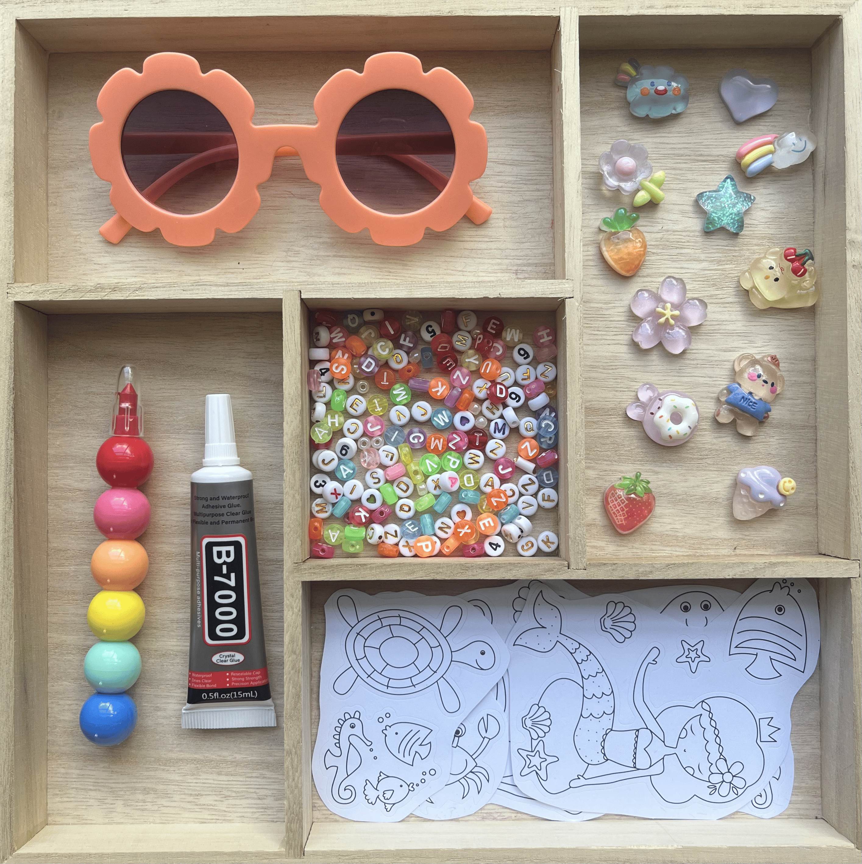 DIY Summer Sunglasses Art Kit for Kids
